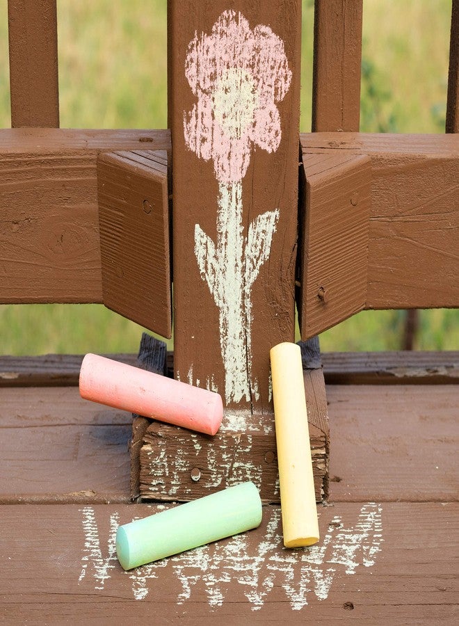 READY 2 LEARN Jumbo Sidewalk Chalk - 126 Pieces in 9 Colors - Washable, Non-Toxic, Portable - Image 4
